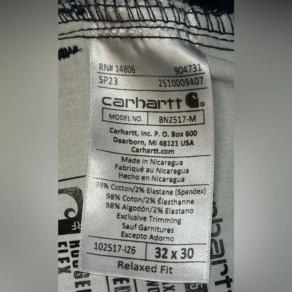 Carhartt Rugged Flex Canvas Work Pants Relaxed Fit 32x30 NWT - Picture 2 of 10